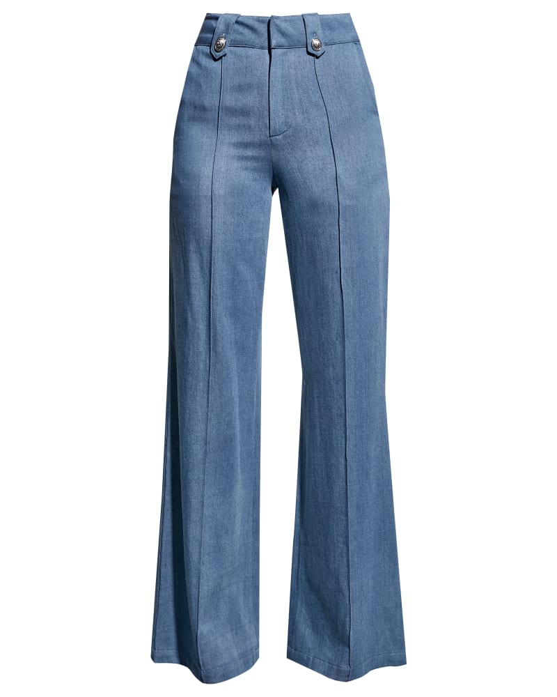 Front of a size 16 Dominga Denim Trousers in Denim by AS by DF. | dia_product_style_image_id:341647